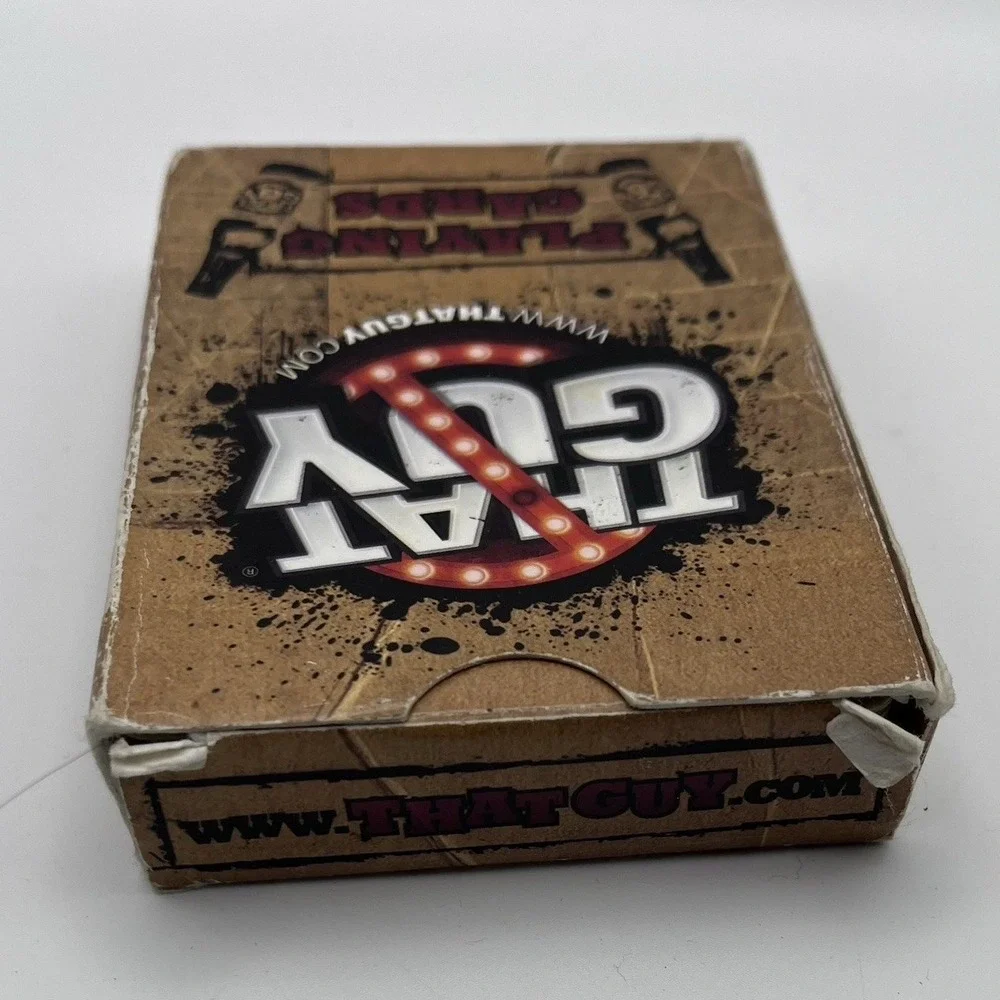 Military That Guy Playing‎ Cards Deck US Army Public Health Campaign Rare